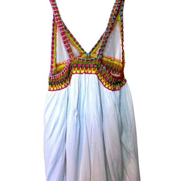 Re:named Boho Crocheted Colorful Sleeveless Women's Top size Small - Picture 4 of 13